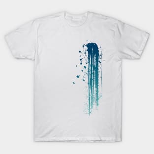 Blue brush stroke T-Shirt